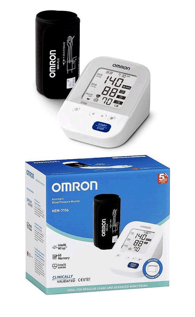OMRON HEM 7156 Tensimeter Digital ( Blood Pressure Monitor ) | Ratu Medika  - Toko Alkes Online Jakarta - Jual Kursi Roda - Ranjang Rumah Sakit - Alat  Bantu Jalan